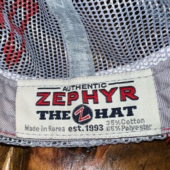 Zephyr Ohio State Buckeyes Block O snapback mesh back trucker hat - Picture 12 of 12